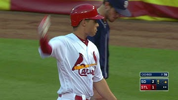 SD@STL: Diaz rips an RBI single to left field