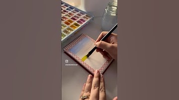 Blending tip #trending #art #gouache #gouachepainting #arttips #arttutorial