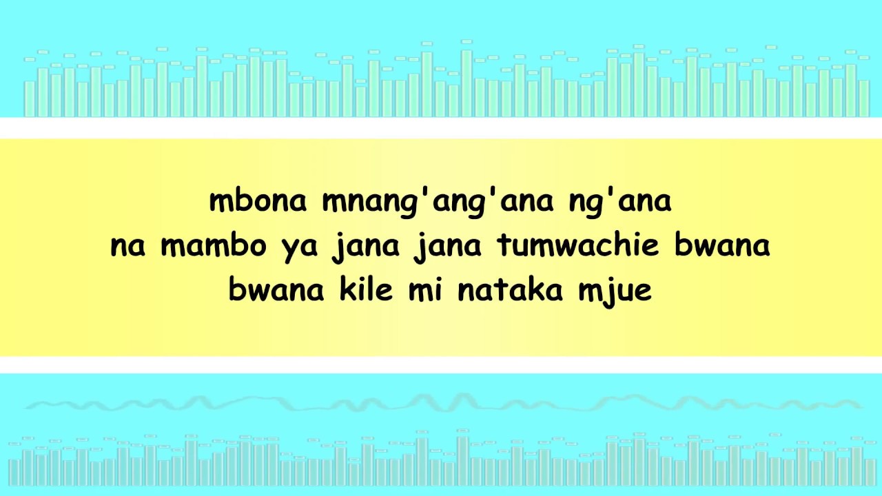 MTINDO LYRICS VIDEO -DAVID WONDER