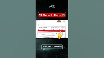 97 Marks in NIOS Maths 😱 OMG