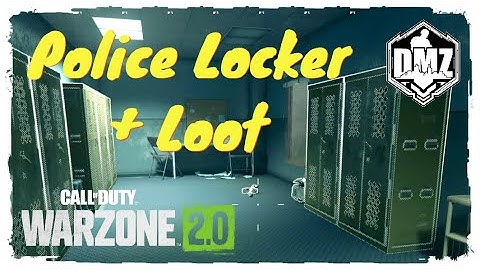 Police Locker Key Location with Loot - DMZ Warzone 2.0