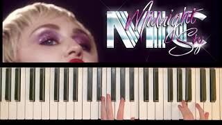 Midnight Sky - Miley Cyrus | Piano Cover