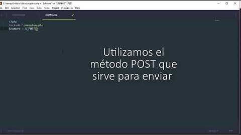 Conexión e inserción de datos con base de datos en XAMPP, HTML, PHP