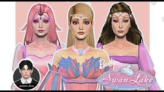 BARBIE OF SWAN LAKE (Odette, Fairy Queen, Lila) // Sims 4 - Create a Sim // Barbie in The Sims 4