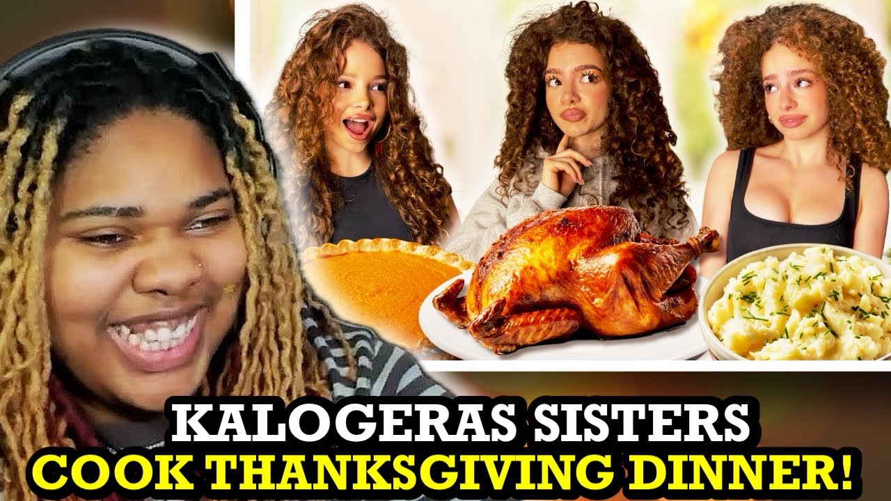 KALOGERAS SISTERS COOK THANKSGIVING DINNER!