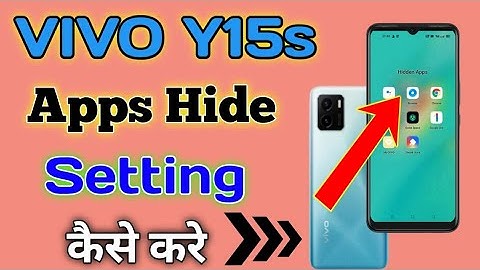 Vivo Y15S Apps Hide setting/How to Hide App in Vivo Y15s | VIVO Y15S mobile me App Hide kaise karen