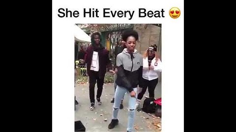 How can she do that she hit every beat