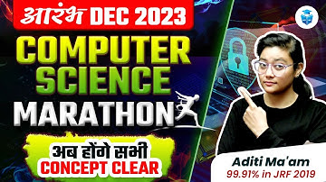 UGC NET Computer Science Marathon | Computer Science UGC NET 2023 | CS by Aditi Mam JRFAdda