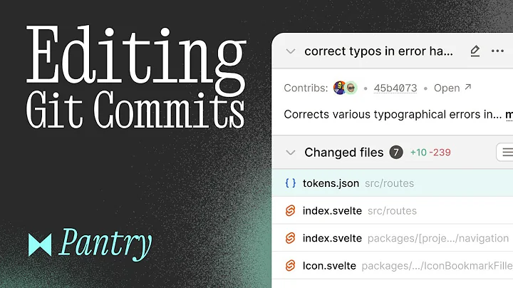 Editing Commits - No longer a Pain in the Git