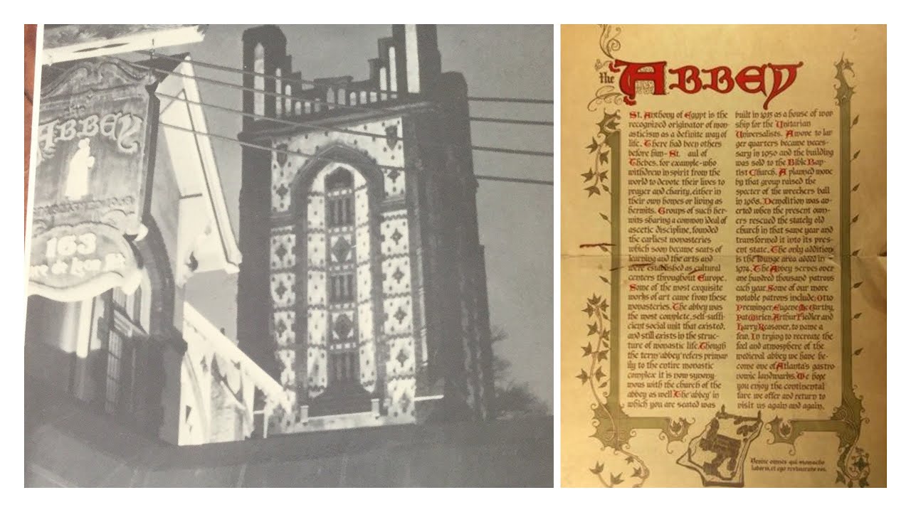 Abbey Restaurant Atlanta YouTube