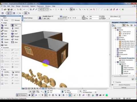 არქიკადის ვიდეო კურსი #1 ArchiCAD lesson 1 აკლასი