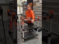 Innovative Foldable Jobsite Cart! #cooltools #construction #innovation