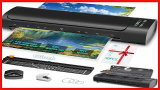 13 Inch Laminator Machine with 30 Laminating Sheets - Fast Versatile and Jam-Free