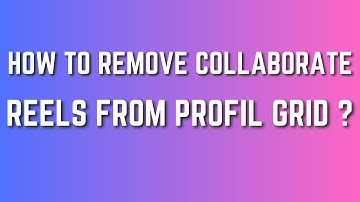 How To Remove Collaborate Reels From Profile Grid ( step by step)