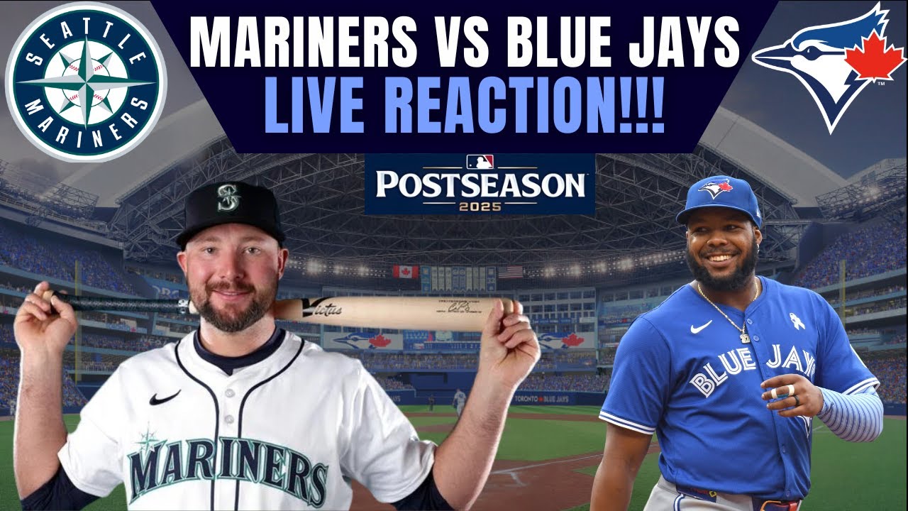 Seattle Mariners vs Toronto Blue Jays Game 1 ALCS Live Play by Play Reaction