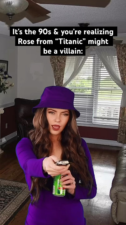 It’s the #90s & you’re realizing Rose from “Titanic” might be a villain. #90skid #nostalgia