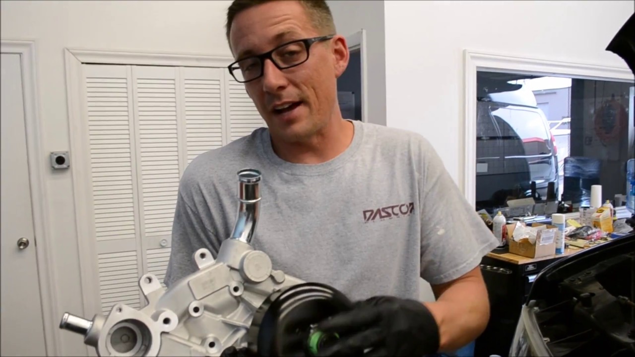 CHEVY VAN WATER PUMP REPLACEMENT SIMPLE - YouTube