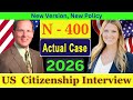 Actual Interview of U.S. Citizenship I Small Talk I N-400 Naturalization Interview I Citizen #n400
