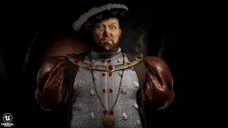 Henry The 8th - UE4 Character Bust - Turntable