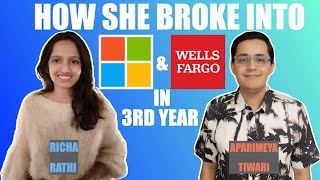 How She Broke Into Microsoft & Wells Fargo in 3rd Year|Richa Rathi| Entrance and Beyond Episode 20