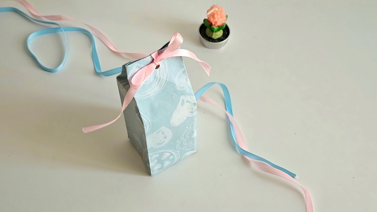 DIY Vertical Gift Box Tutorial Easy and Stylish Gift Packaging YouTube