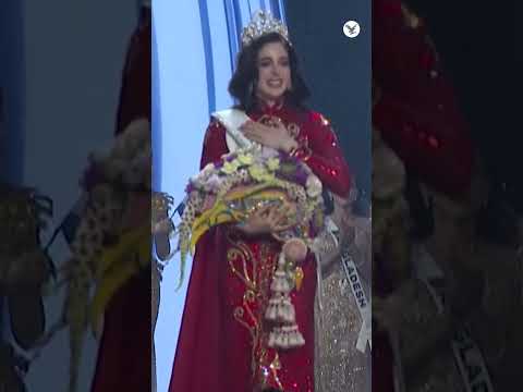 لحظة تتويج المكسيكية فاطمة بوش بلقب ملكة جمال الكون 2025