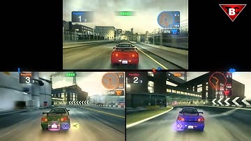 Blur Multiplayer Splitscreen GTX 550Ti Gameplay #2