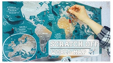 Best SCRATCH OFF MAP by 1DEA.me REVIEW | DeliciousReviews