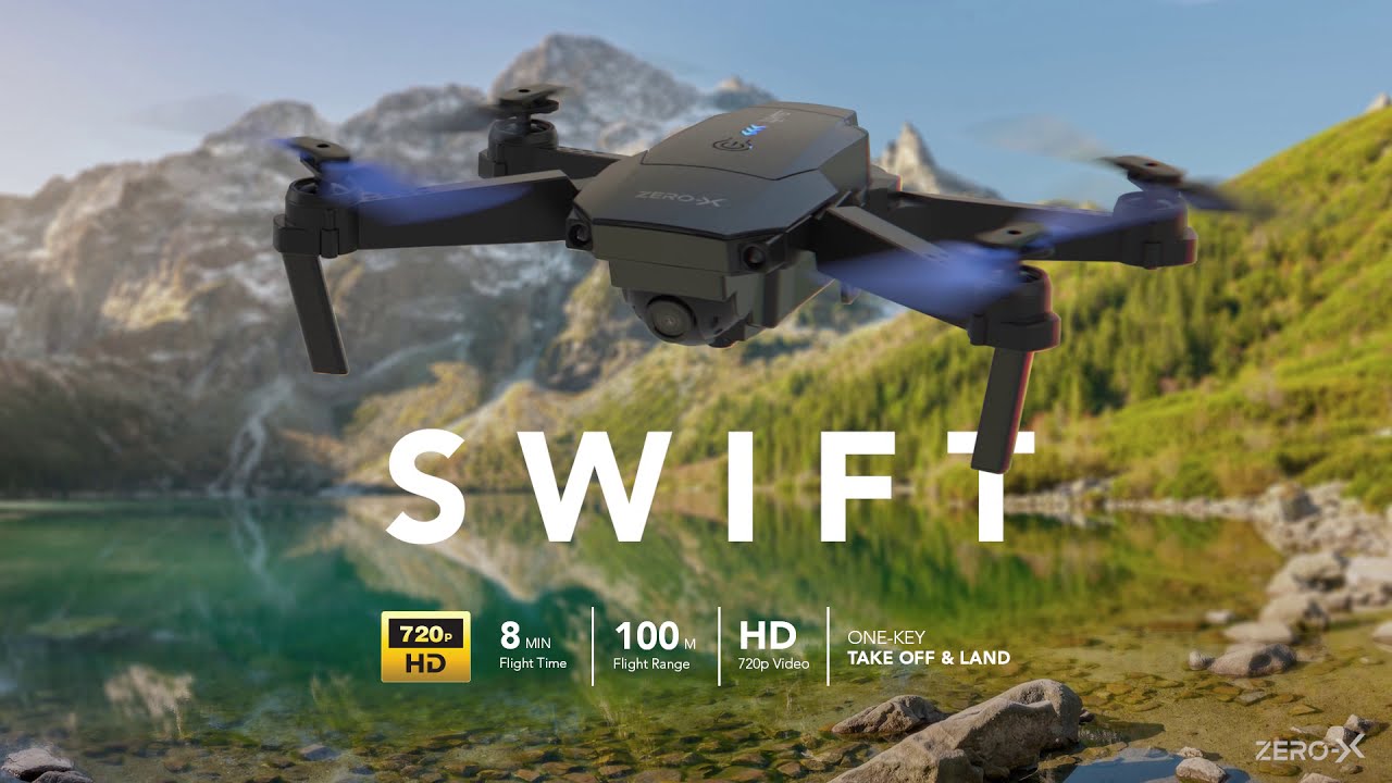 Zero X Swift Foldable 7p Hd Drone Jb Hi Fi Youtube