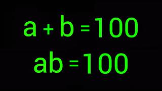 Germany | Can you solve this ? | Math Olympiad (a,b) = ?