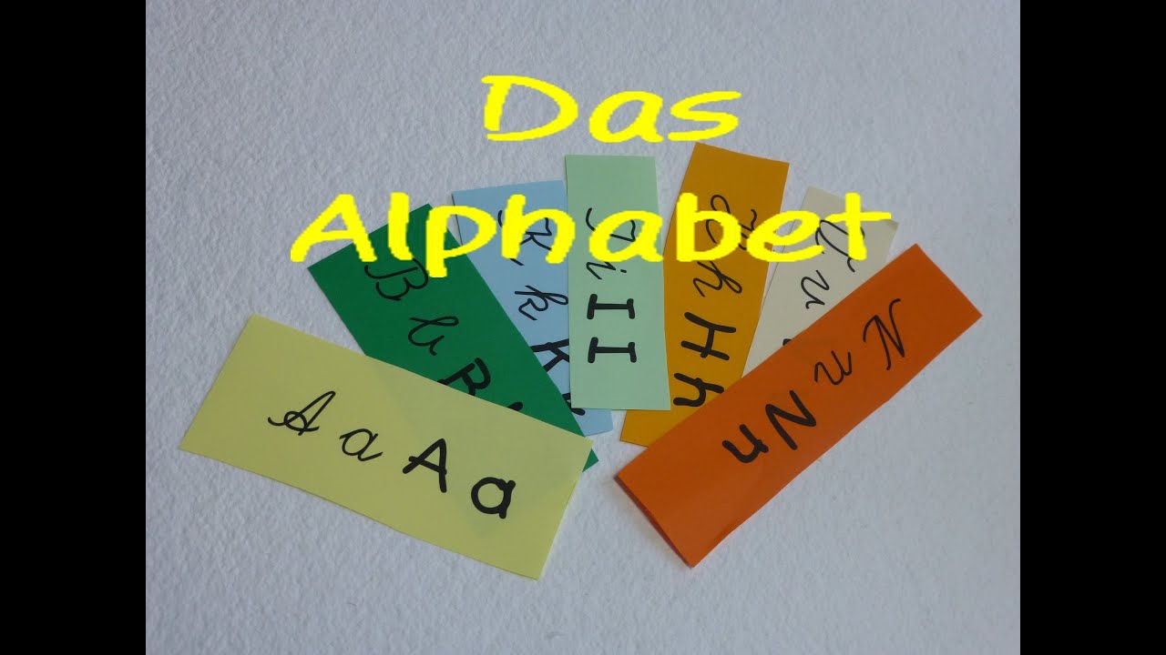Learn German Das Abc Ss A O U Youtube