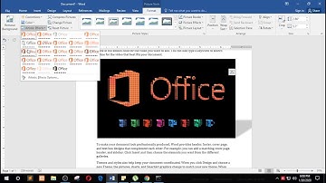 Inserting Pictures, online pictures, SmartArt, Charts, Screenshot & Shapes in MS Word 2016 Lesson 4