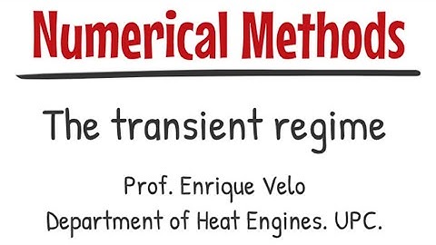 305  Transient regime  Part 1