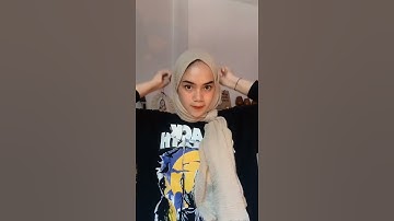 Tutorial hijab pashmina crinkle tanpa jarum terbaru