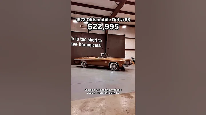 1972 Oldsmobile Delta 88 Convertible $22,995