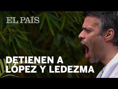 Vidéo: Leopoldo Lopez Et Antonio Ledezma Détenus Au Venezuela