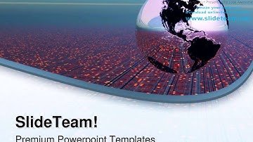Global Technology Globe PowerPoint Templates Themes And Backgrounds ppt layouts