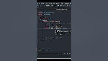 How to add a variable to another in cSharp C# tutorial #variables #shorts