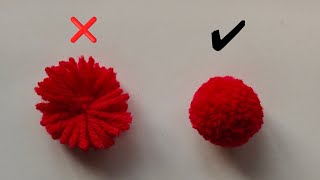 How to make Pom pom / Woolen ball Making / Diy Pom Poms With Your Hands