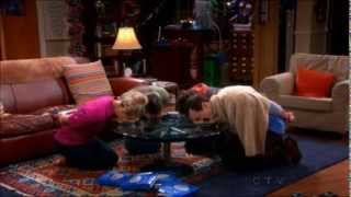 TBBT Bloopers: Penny looks at the camera before sticking her face in a pie screenshot 3