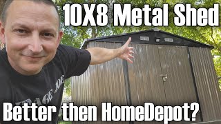 Building A 10x8 Metal Shed From Patiowellcom Better Then Lowes Homedepot