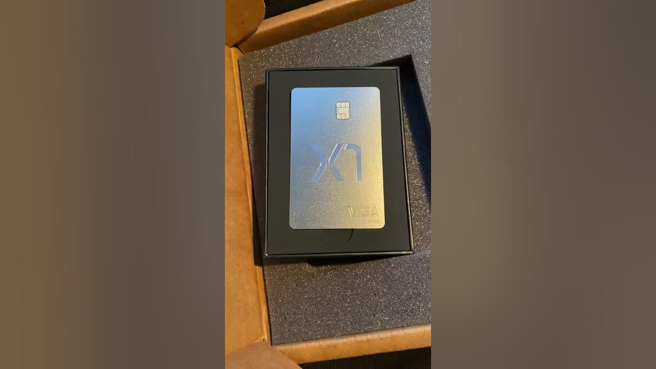 X1 Credit Card Unboxing YouTube