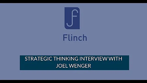 Strategic Thinking Interview with Joel Wenger