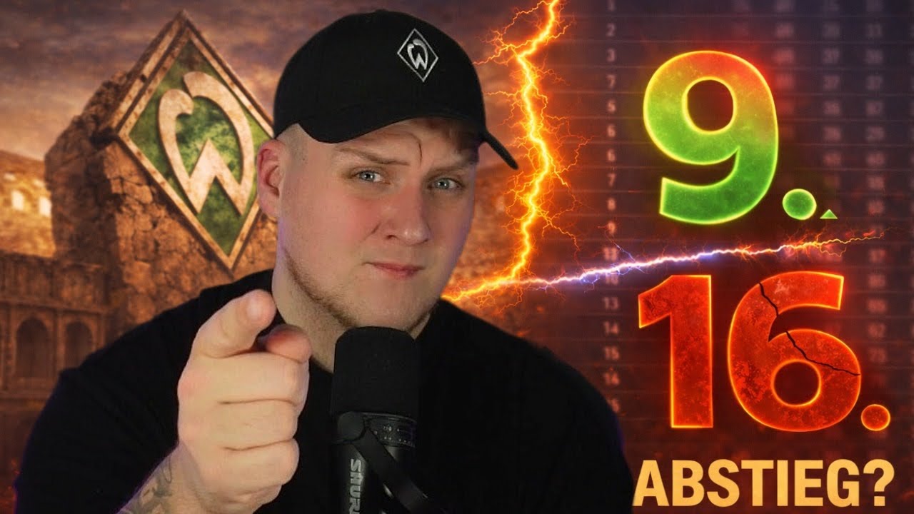Abstiegskampf-Prognose: So endet die Saison für Werder! 😳🔥