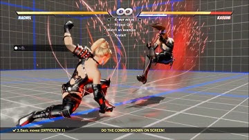 Dead or Alive 6 - Rachel Combo Challenges