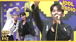 [IDOL RADIO] Jinyoung & Hyunsoo singing, Falling in Love (D1CE)♬♪