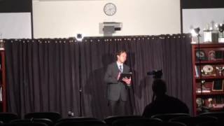 Aaron Rodriguez with a prose interpretation of The Bucket Trip  by John Van Winkle - Santiago Canyo
