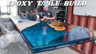 DIY Epoxy Table Build  Step By Step Guide (uncut)