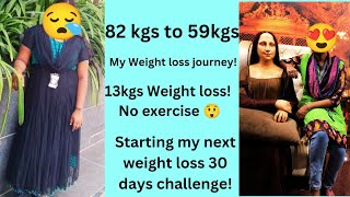 My weight loss journey in Tamil | Weight loss success story Tamil