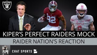 Raiders mock draft: how did raider nation react to espn’s draft
expert mel kiper jr’s perfect 2019 draft? the biggest need is
finding an...